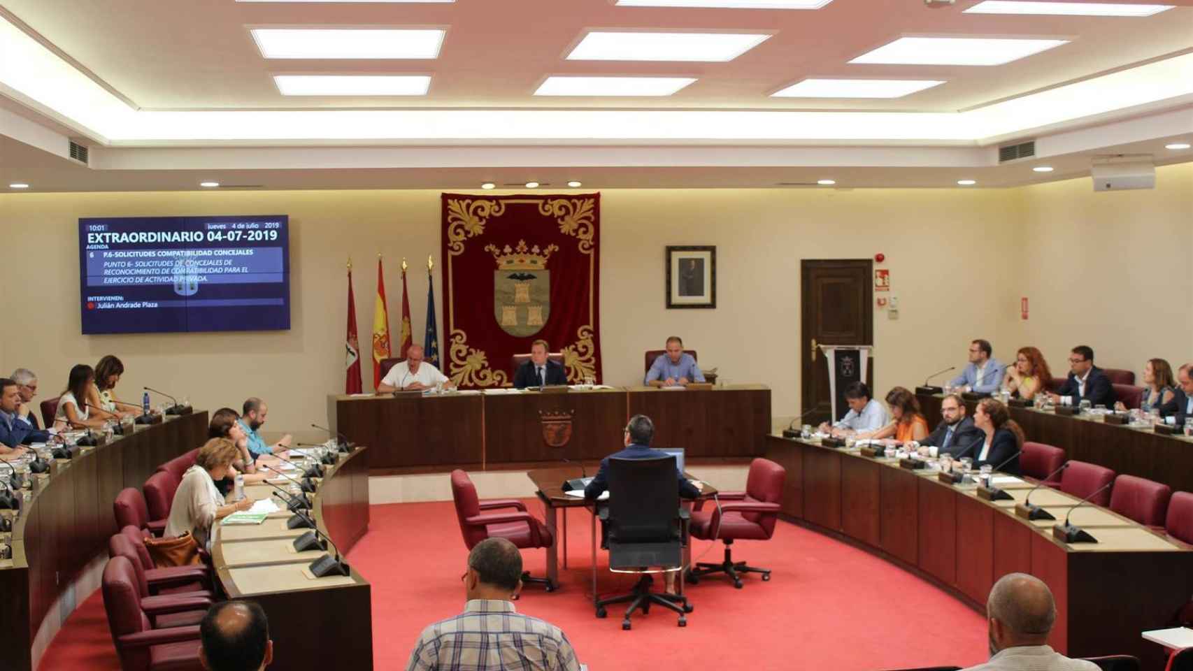 Pleno del Ayuntamiento de Albacete celebrado este jueves