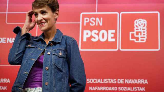 La secretaria general del PSN y candidata a presidir Navarra, María Chivite.