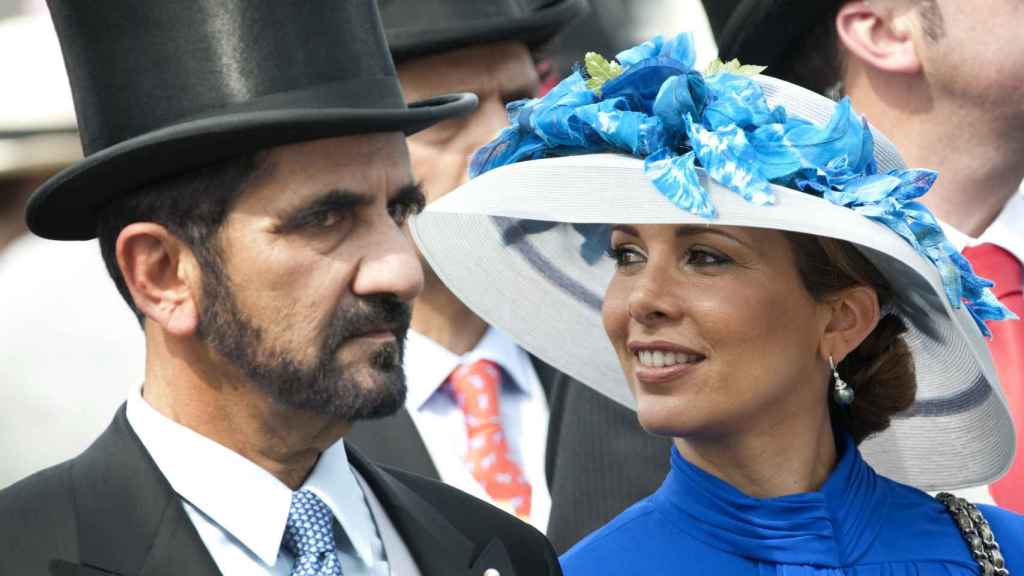 El emir de Dubái y su esposa, la princesa Haya.