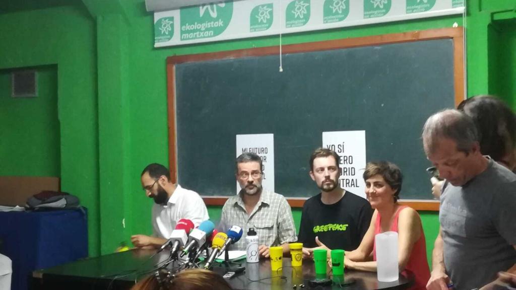 Rueda de prensa de Greenpeace y Ecologistas en Acción.