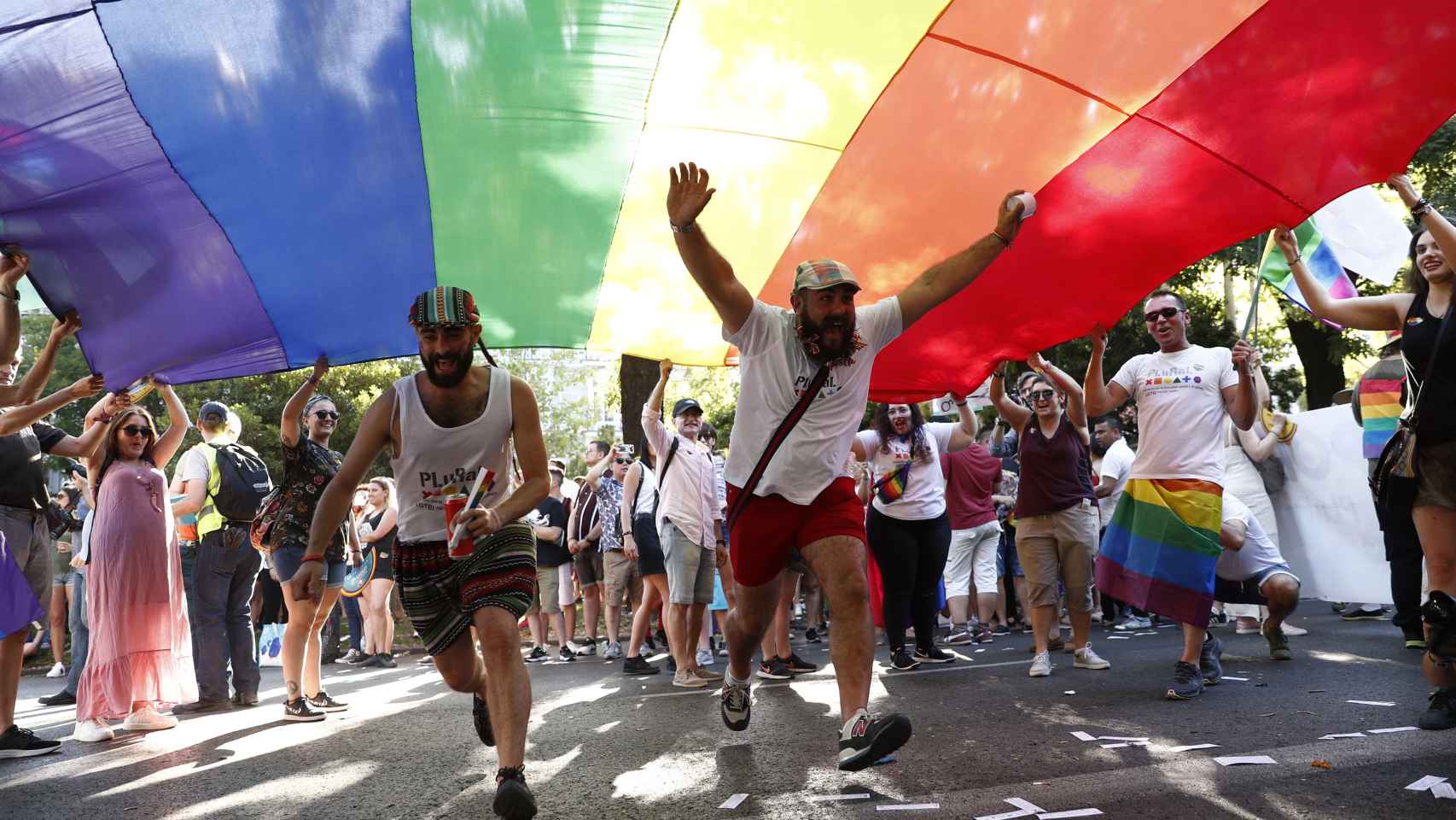 Desfile del Orgullo Gay 2019 en Madrid.