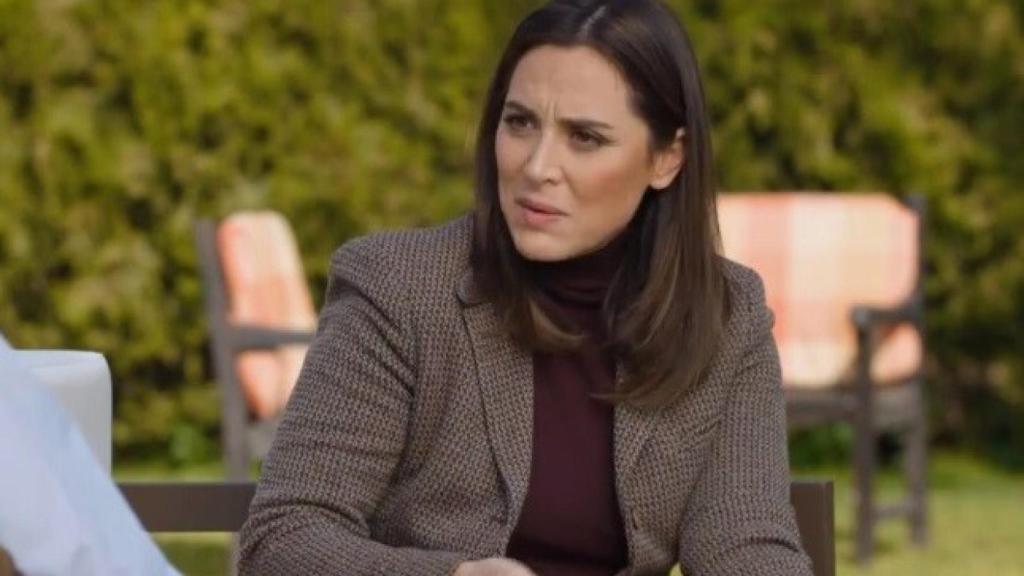 Tamara Falcó durante su entrevista con Bertín en 'Mi casa es la tuya'.