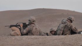 Militares españoles en la operación Estaca en Afganistán.