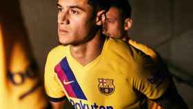 Coutinho, con la nueva camiseta del Barcelona