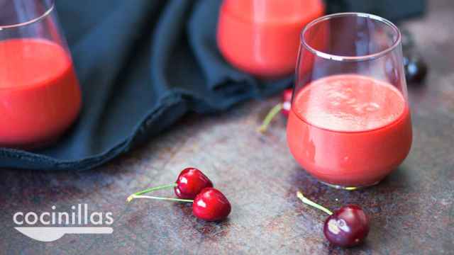 Gazpacho de cerezas, la alternativa más golosa a la receta tradicional