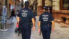 Agentes de la Policía Local de Murcia.