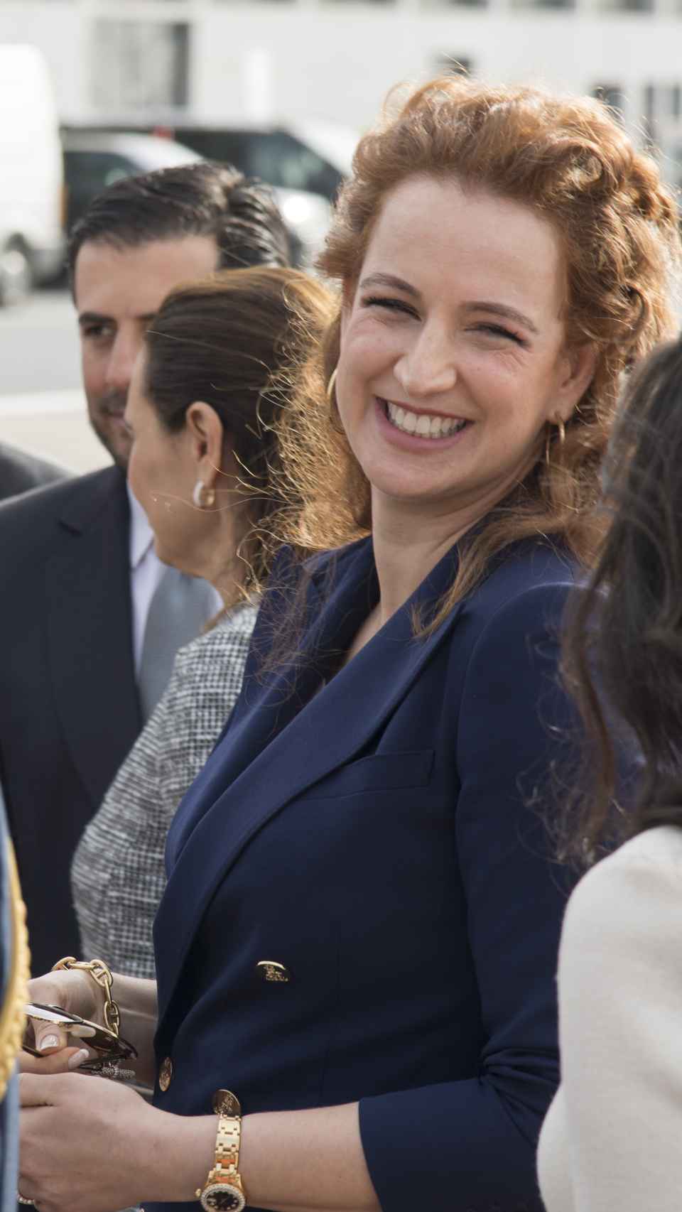 Lalla Salma durante la visita de Estado de Macron en Marruecos en 2017.