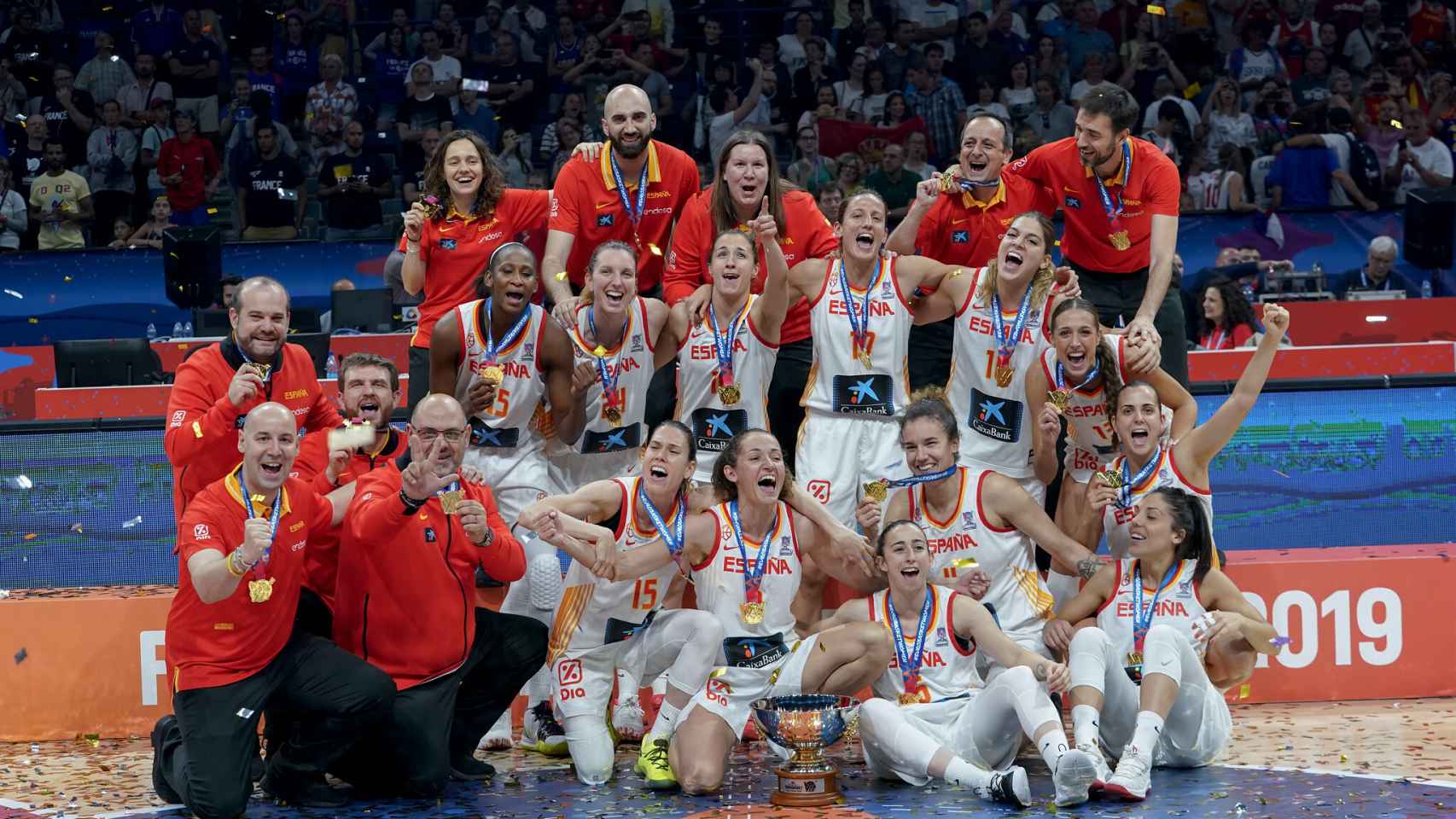 La Selección, tras ganar el Eurobasket 2019