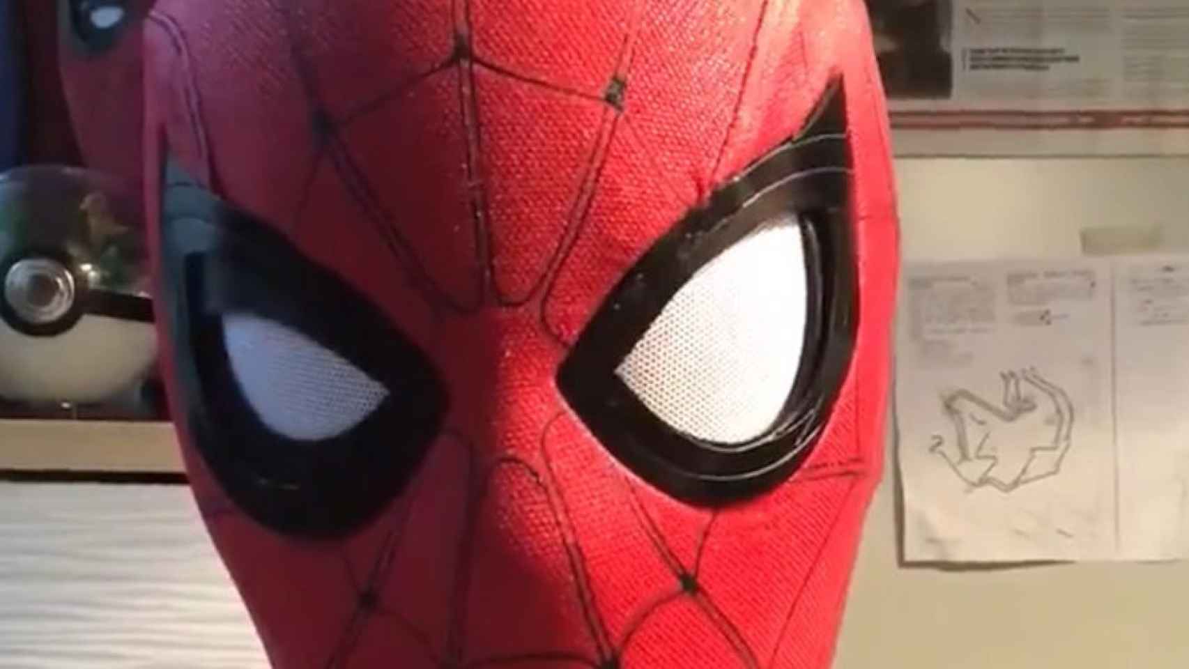 A pie Archivo patrulla Los ojos de este increíble disfraz de Spider-Man creado por un fan se  mueven con los gestos de su cara