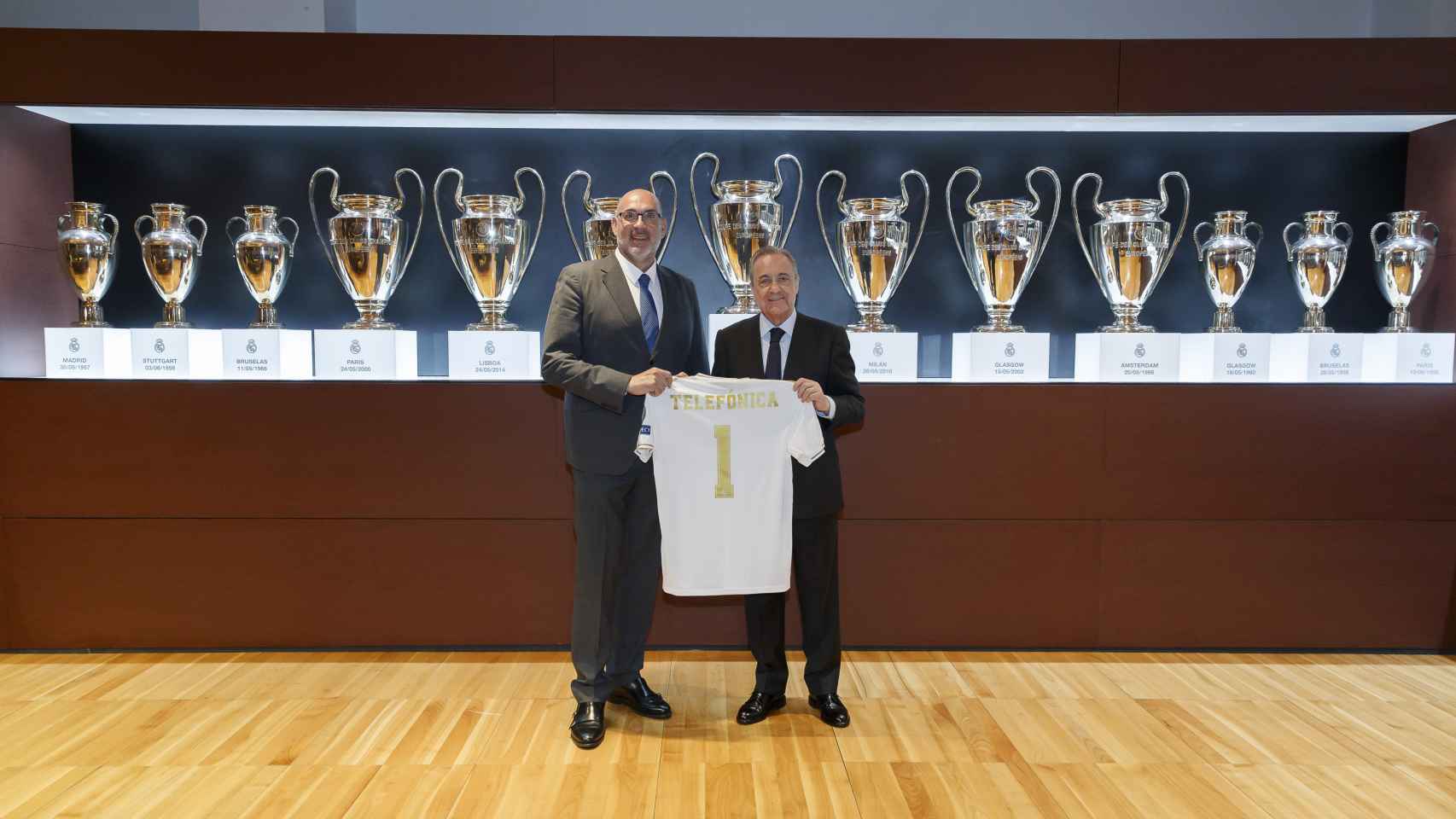 El Real Madrid firma un acuerdo con Telefónica