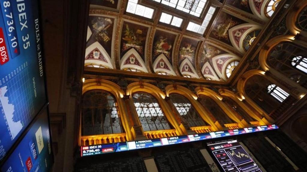 Bolsa de Madrid.