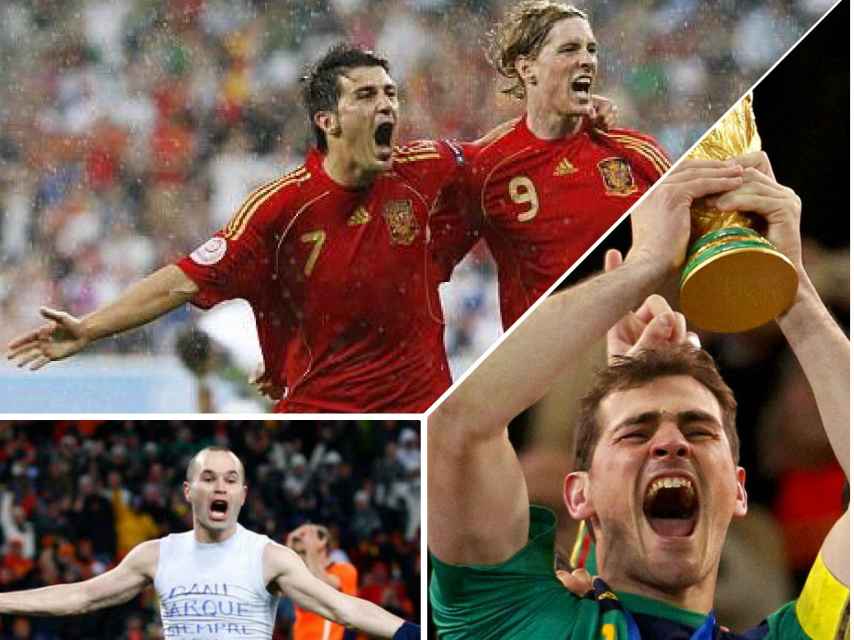 Villa, Torres, Casillas e Iniesta