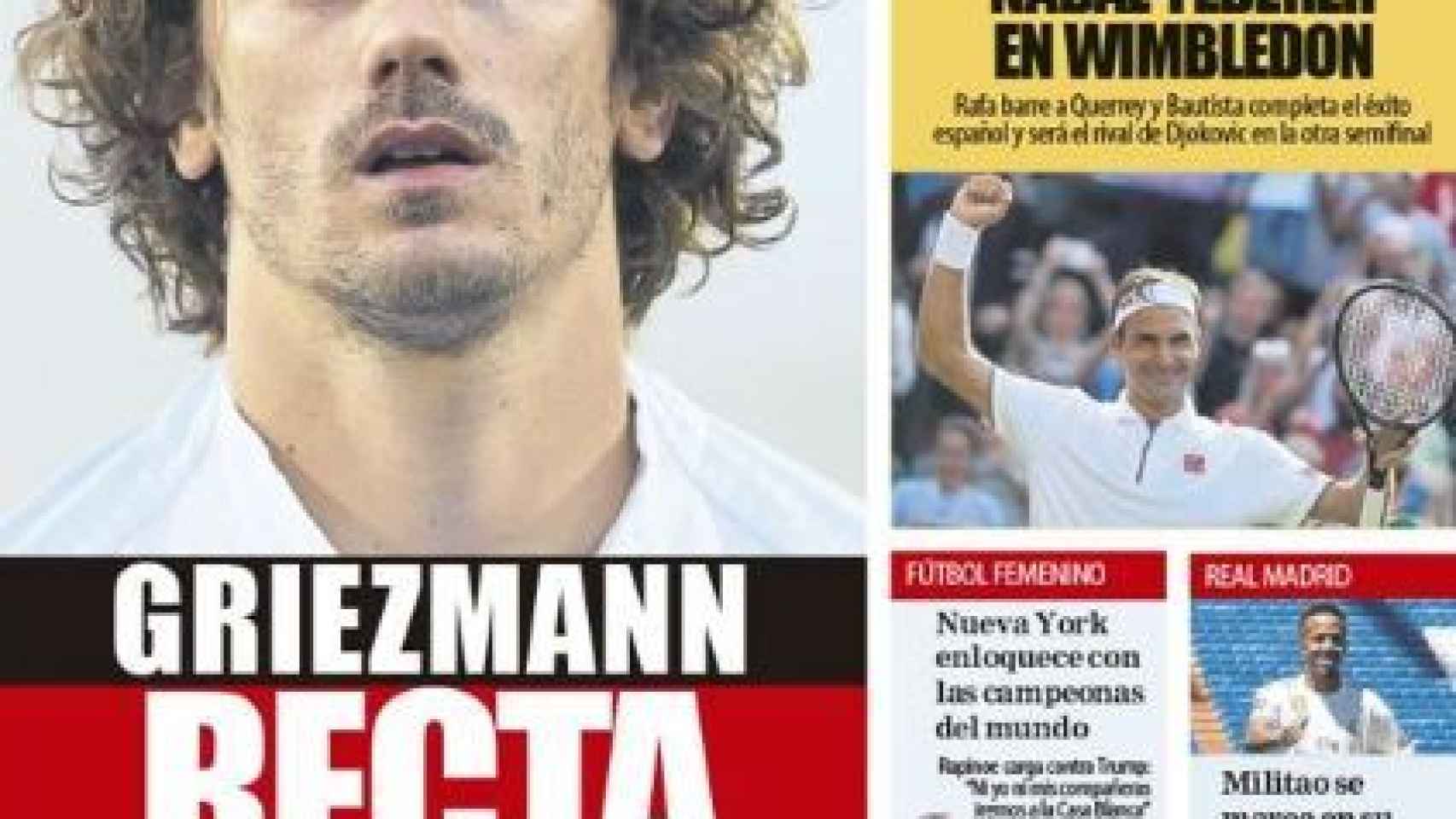La portada del diario Mundo Deportivo (11/07/2019)