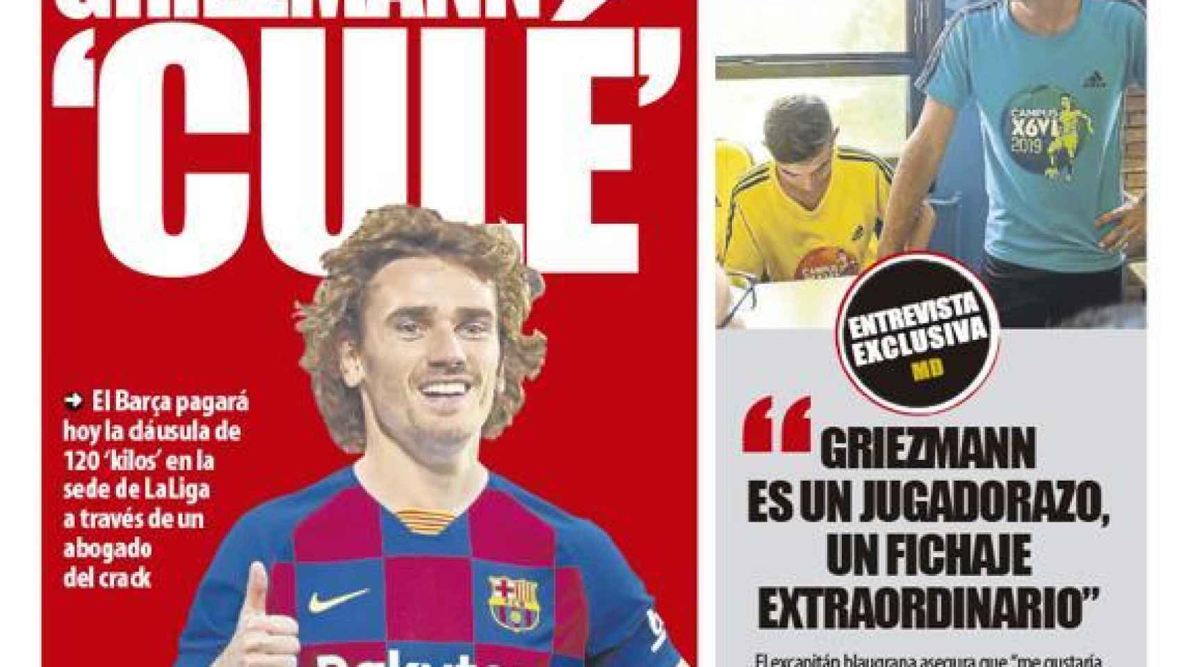 La portada del diario Mundo Deportivo (12/07/2019)