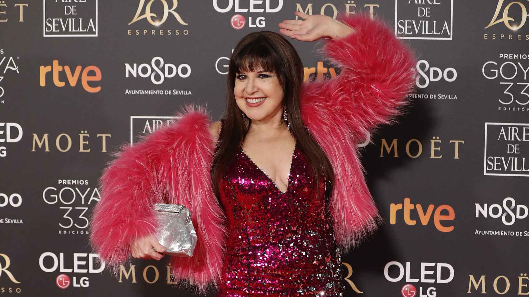 La actriz en los Premios Goya 2019.