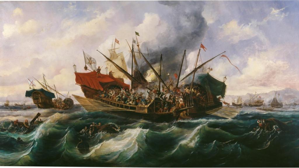 'Episodio del combate naval de Lepanto', de Antonio de Brugada.