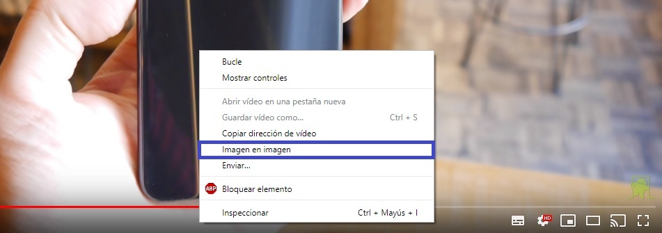 Modo PIP YouTube 3
