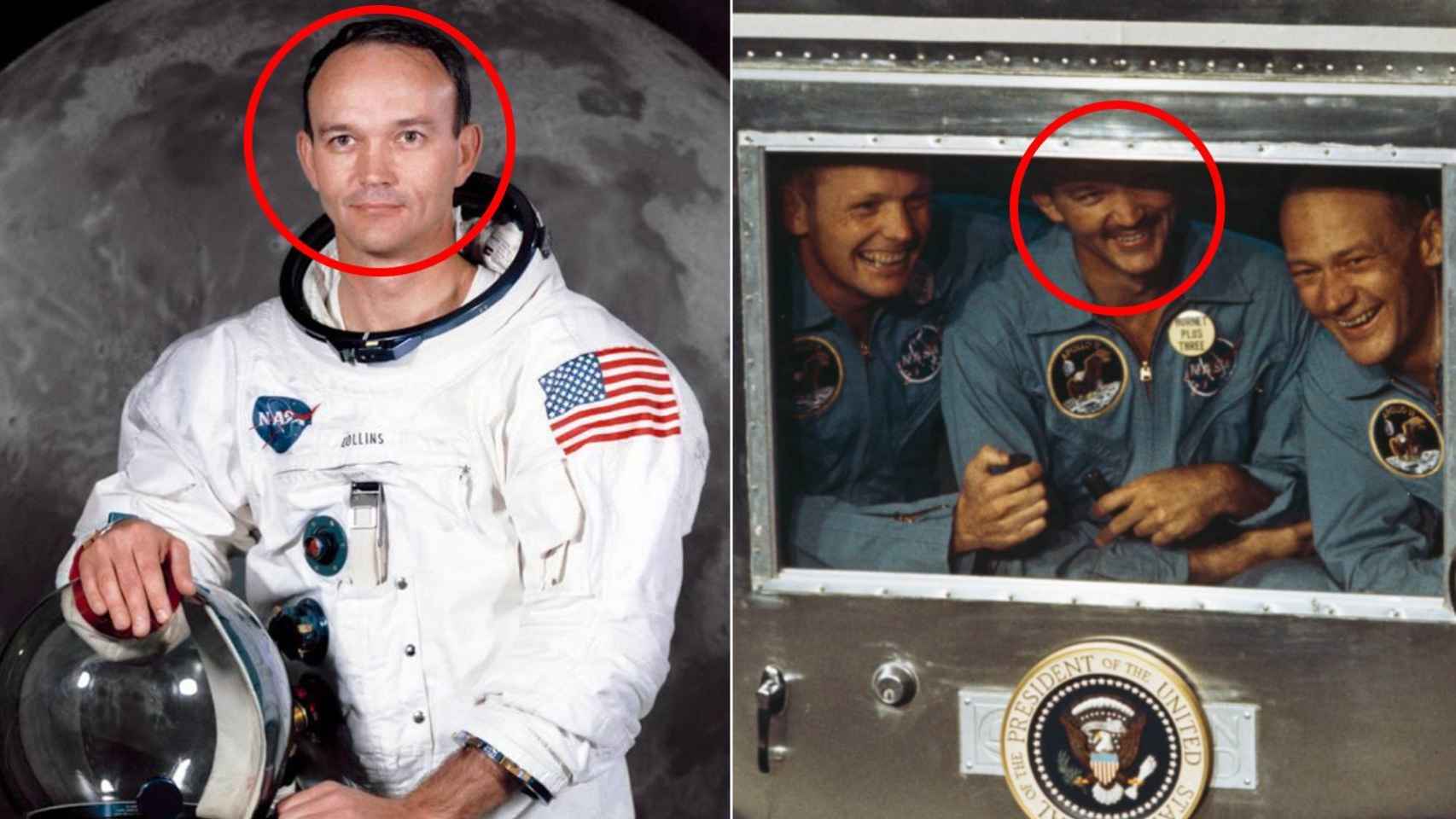 Si Collins se afeitaba, ¿cómo pudo volver con bigote? Jaque mate, NASA.