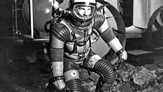 Gene Shoemaker durante los entrenamientos del proyecto Apollo / NASA.