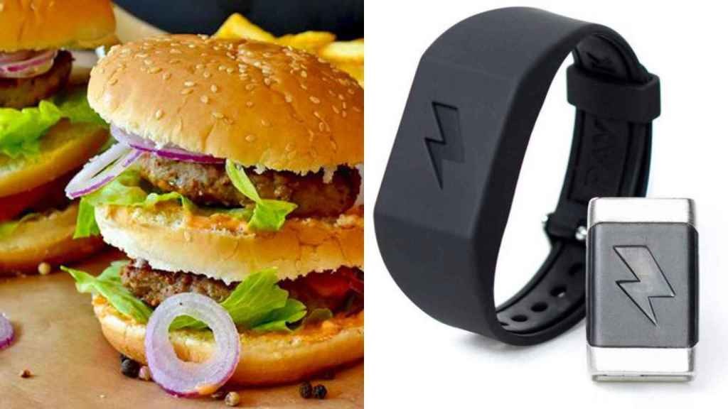 Ésta es la pulsera que te da una descarga eléctrica sino comes sano