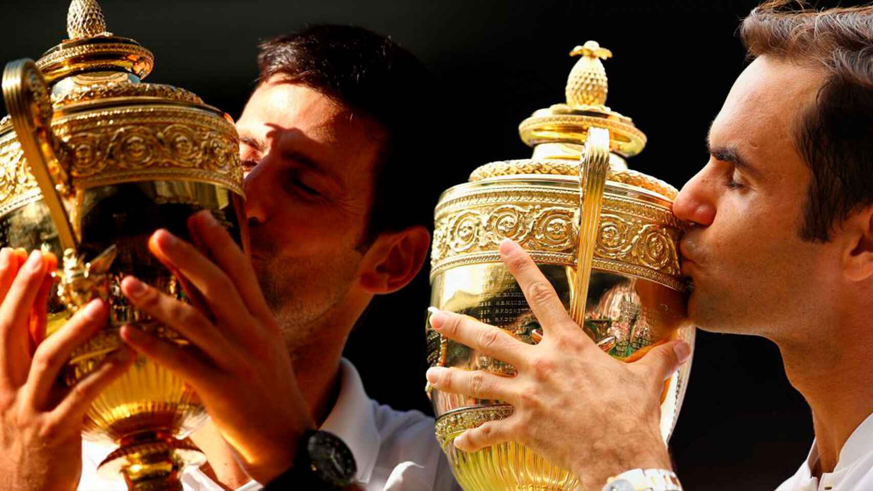 Los diez datos más importantes de Novak Djokovic y Roger Federer antes de la final de Wimbledon