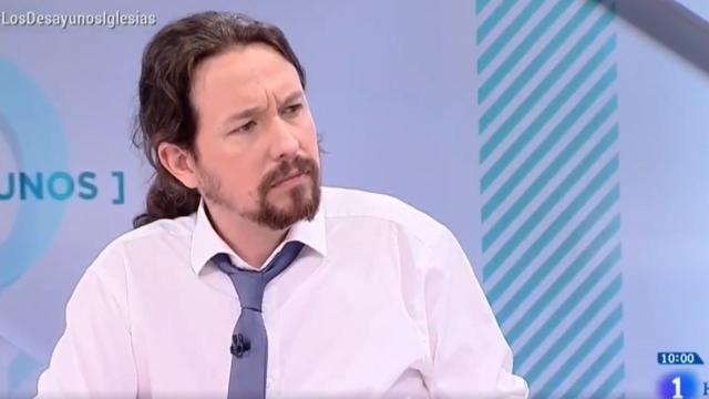 Iglesias, en los Desayunos de TVE.