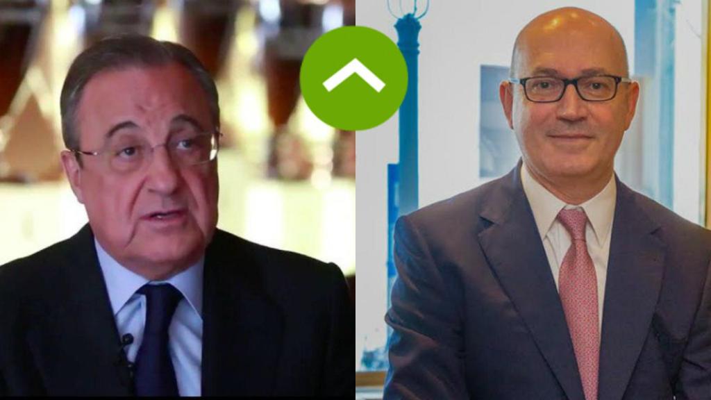 COMO LEONES: Florentino Pérez (ACS) y Jesús Nuño de la Rosa (El Corte Inglés)