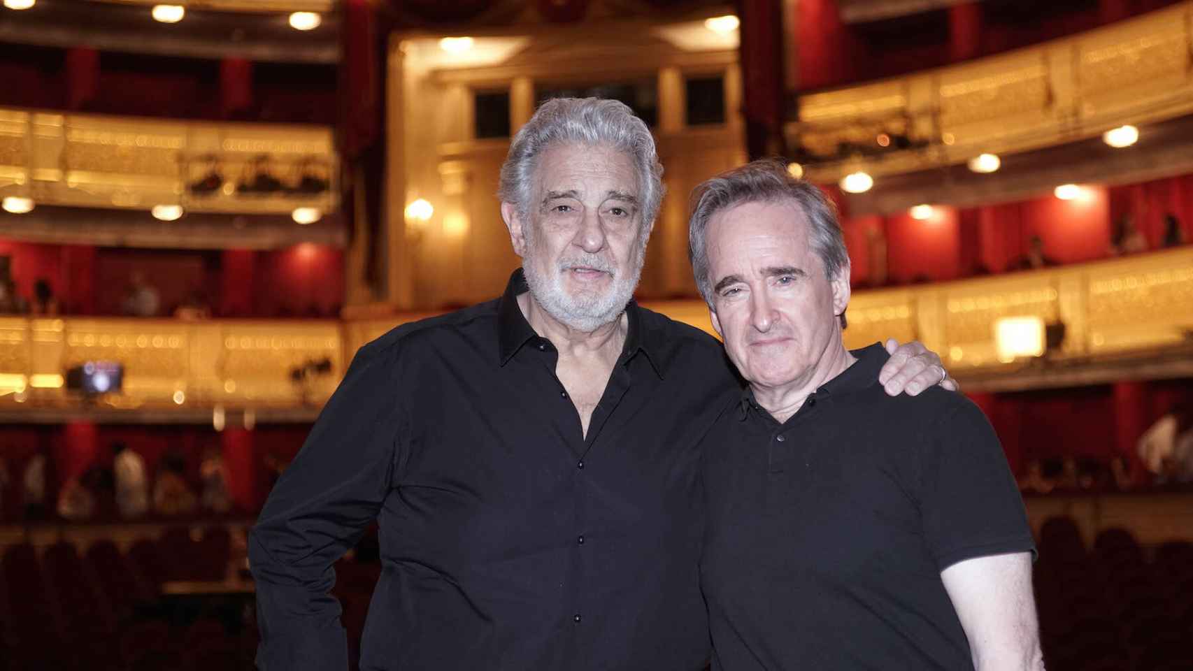 James Conlon, junto a Plácido Domingo, con quien interpretará Juan de Arco en el Teatro Real.