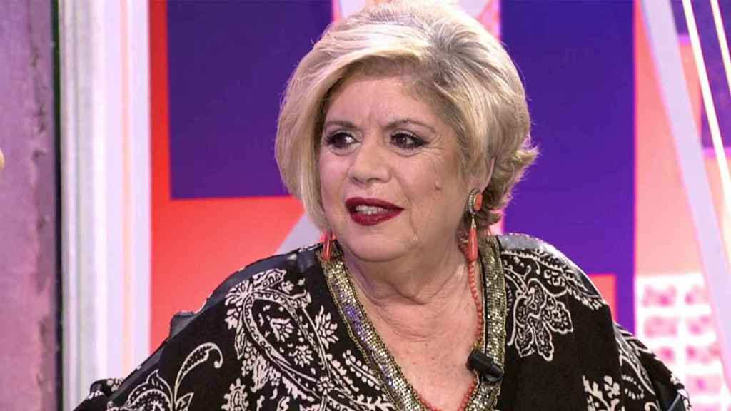 María Jiménez en una imagen de Telecinco.