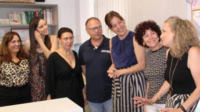 Blanca Fernández, en su visita de este lunes  un centro de la mujer en Ciudad Real