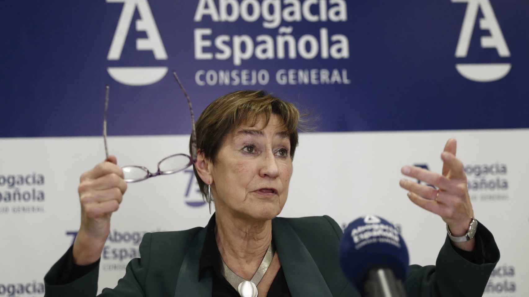 Victoria Ortega, presidenta de la Abogacía./