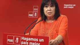 La presidenta del PSOE, Cristina Narbona, en una imagen de archivo.