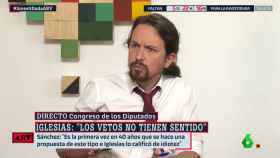 Pablo Iglesias, entrevistado en la Sexta.