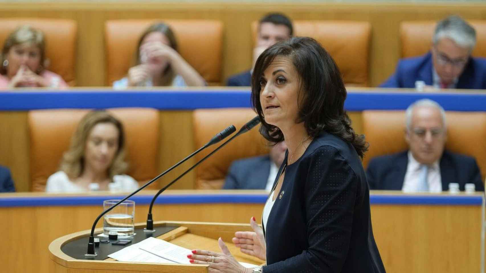 La candidata del PSOE a la Presidencia de La Rioja.
