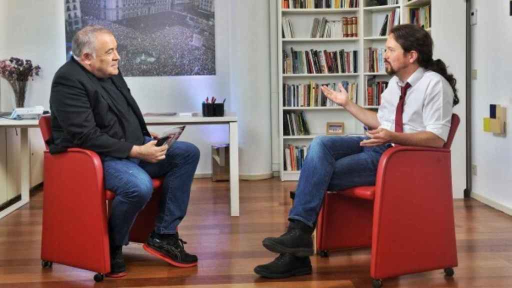 Ferreras e Iglesias durante la entrevista de este martes en laSexta