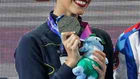 Ona Carbonell, tras ganar su su 23ª medalla mundialista