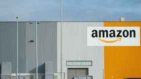FILE PHOTO - A view of the Amazon logistic center with the company's logo in Dortmund