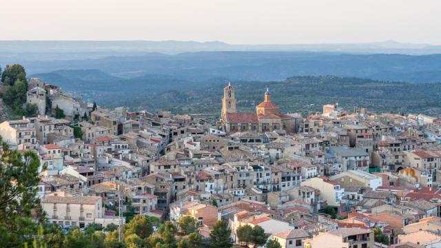 Vista aérea de Calaceite.