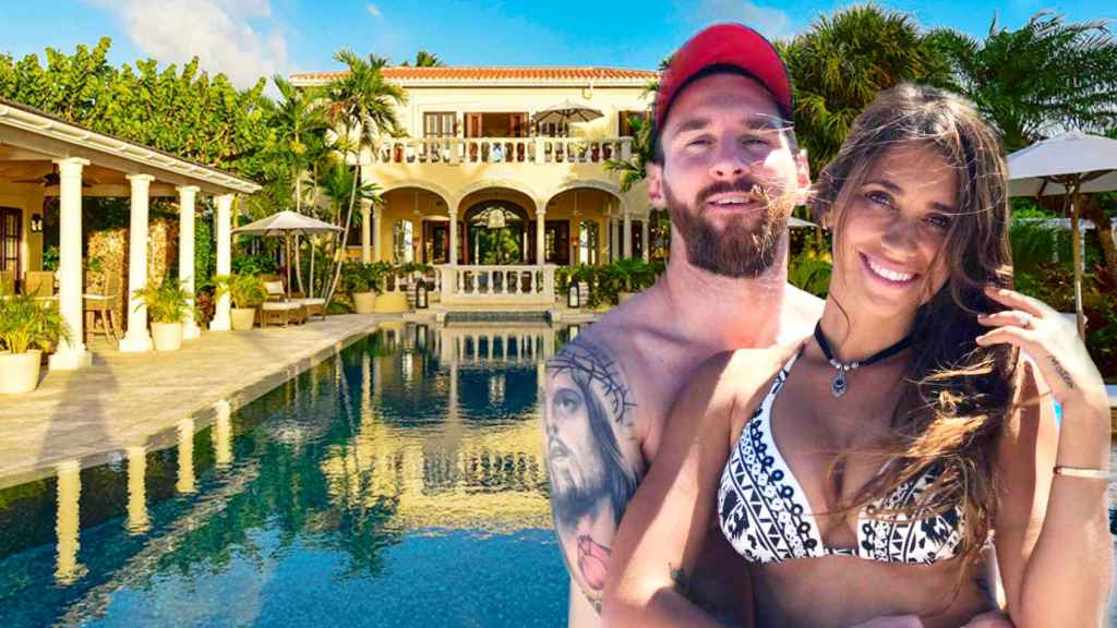 Lionel Messi y Antonella están disfrutando de unas vacaciones en el Caribe.