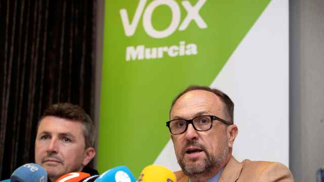 Luis Gestoso, portavoz de Vox en la Asamblea Regional de Murcial.