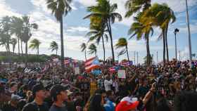 Protestas en las calles de Puerto Rico pidiendo la dimisión del gobernador