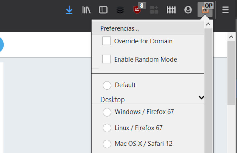 agente usuario firefox 1