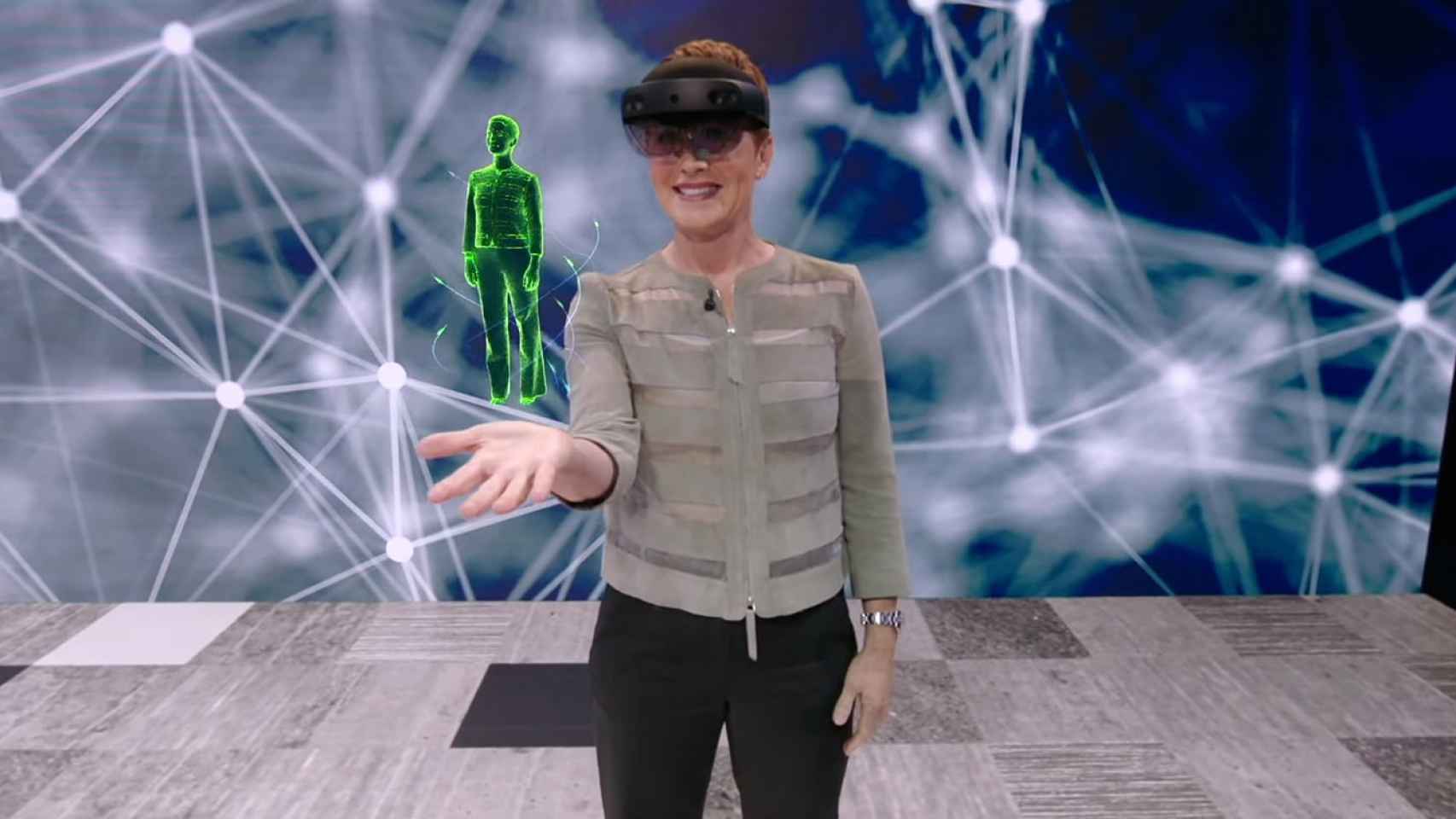 HoloLens de Microsoft, uno de los muchos dispositivos de realidad mixta de la firma.