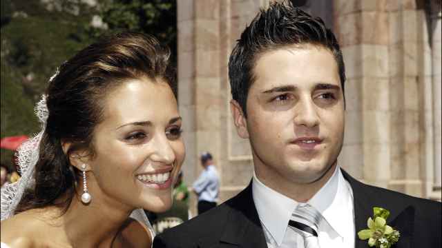 David Bustamante y Paula Echevarría en el día de su boda, en el año 2006.