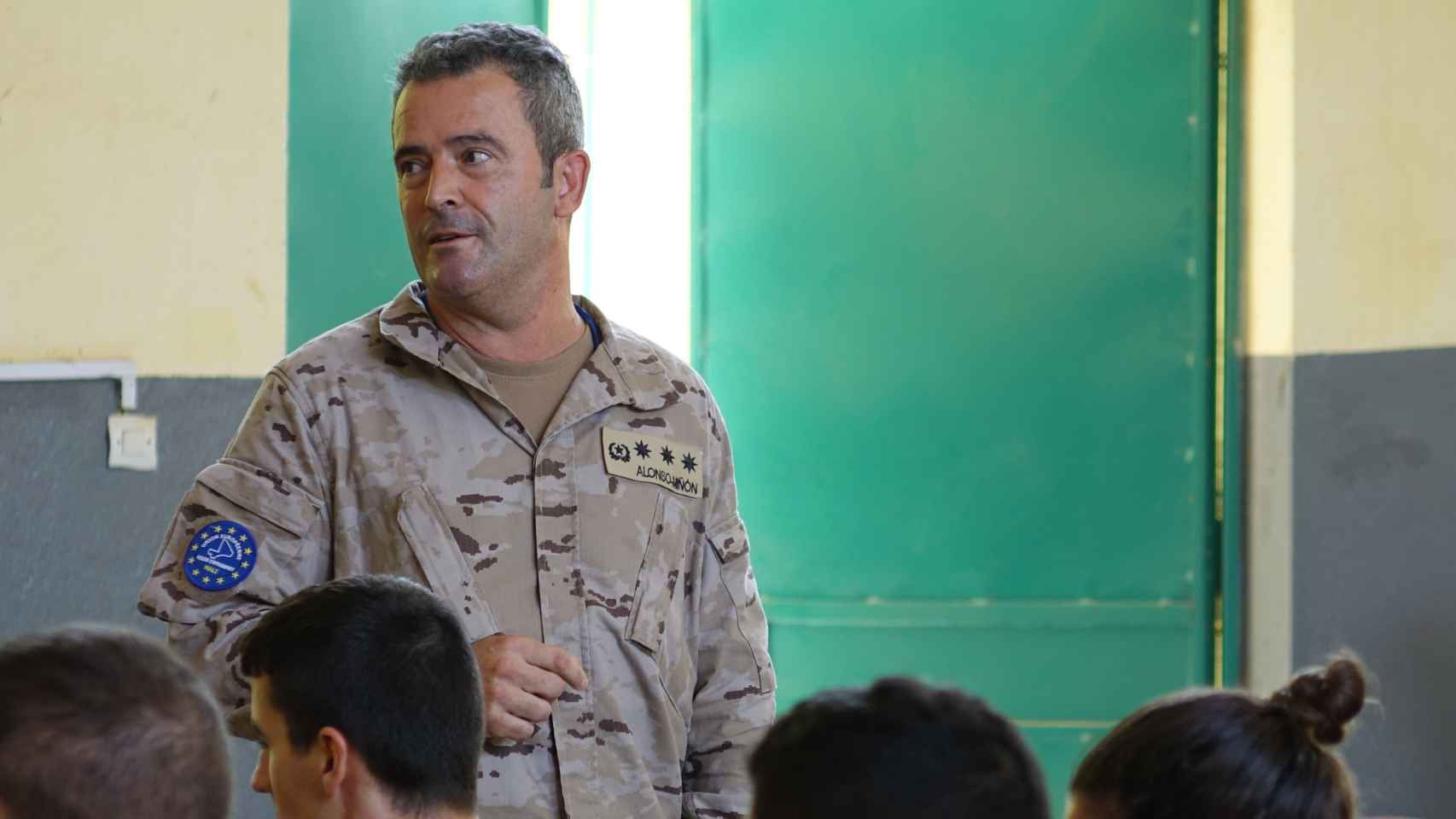El coronel Javier Alonso-Miñón, jefe de Estado Mayor del Cuartel General de la Misión en Mali.