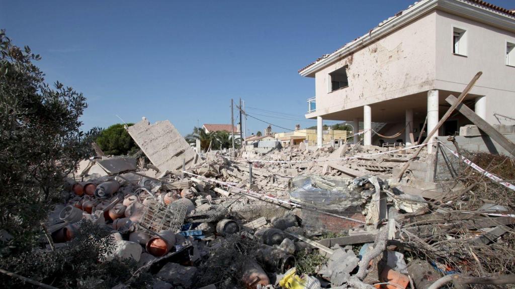 Casa ocupada que sirvió de base para la célula yihadista