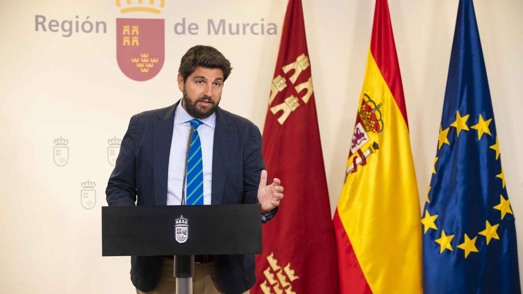 Fernando López Miras, el presidente del Gobierno de la Región de Murcia en funciones.