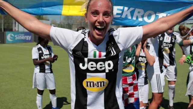 Petronella Ekroth, en un partido con la Juventus. Foto: Instagram (@pekroth)