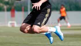 Fede Valverde, en un entrenamiento del Real Madrid