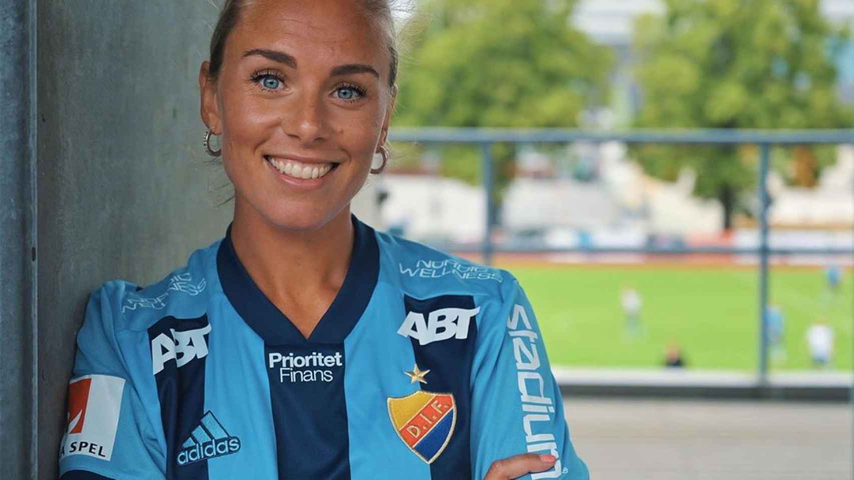 Petronella Ekroth, jugadora de fútbol femenino del Djurgårdens IF. Foto: Instagram (@pekroth)
